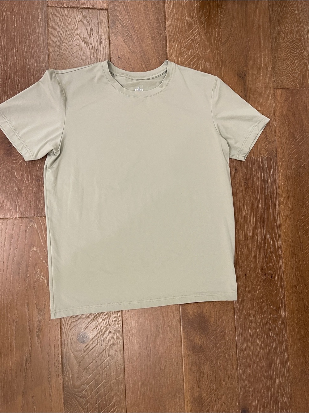 Men’s ALO Yoga Short Sleeve Crew T-Shirt in Sage Green